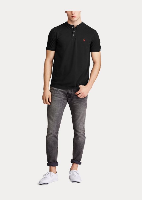 Henley Polo Ralph Lauren Featherweight Mesh Homem 14059-QZUC